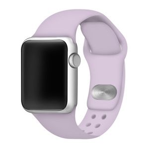 Pastel Purple Apple Compatible Silicone Watch Band